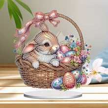 Load image into Gallery viewer, Easter Egg Bunny Basket Diamond Painting Desktop Decors Bedroom Table Decor