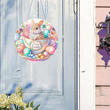 Load image into Gallery viewer, Bunny Easter Egg Diamond Painting Hanging Pendant DIY Ornamentsfor Wall Window