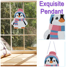 Load image into Gallery viewer, Penguin Diamond Painting Hanging Pendant 5D DIY Ornaments for Wall Window