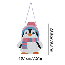 Load image into Gallery viewer, Penguin Diamond Painting Hanging Pendant 5D DIY Ornaments for Wall Window