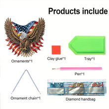 Load image into Gallery viewer, Eagle Diamond Painting Hanging Pendant 5D DIY Ornaments for Wall Window