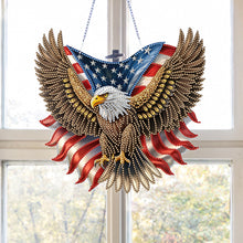 Load image into Gallery viewer, Eagle Diamond Painting Hanging Pendant 5D DIY Ornaments for Wall Window