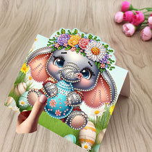 Load image into Gallery viewer, 8Pcs Animals DIY Diamond Painting Card Diamond Drawing Card for Adults Beginners