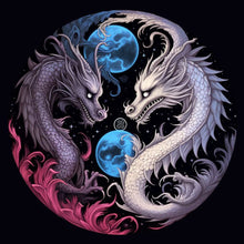 Load image into Gallery viewer, Diamond Painting - Full Square - Yin Yang Dragon (40*40CM)