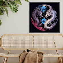 Load image into Gallery viewer, Diamond Painting - Full Square - Yin Yang Dragon (40*40CM)