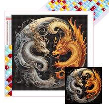 Load image into Gallery viewer, Diamond Painting - Full Square - Yin Yang Dragon (40*40CM)