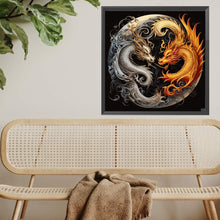 Load image into Gallery viewer, Diamond Painting - Full Square - Yin Yang Dragon (40*40CM)