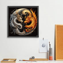 Load image into Gallery viewer, Diamond Painting - Full Square - Yin Yang Dragon (40*40CM)