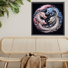 Load image into Gallery viewer, Diamond Painting - Full Square - Yin Yang Dragon (40*40CM)