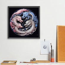 Load image into Gallery viewer, Diamond Painting - Full Square - Yin Yang Dragon (40*40CM)