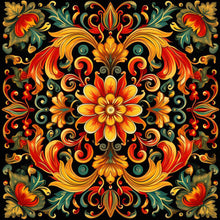 Load image into Gallery viewer, Diamond Painting - Full Square - Bright Mandala Flower (40*40CM)
