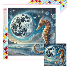 Load image into Gallery viewer, Diamond Painting - Full Square - Ocean Under The Moonlight (30*30CM)