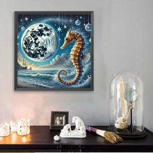Load image into Gallery viewer, Diamond Painting - Full Square - Ocean Under The Moonlight (30*30CM)