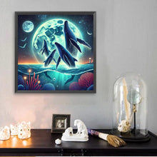 Load image into Gallery viewer, Diamond Painting - Full Square - Ocean Under The Moonlight (30*30CM)