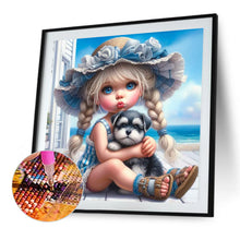 Load image into Gallery viewer, Diamond Painting - Full Square - Cute Girl (30*30CM)