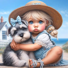 Load image into Gallery viewer, Diamond Painting - Full Square - Cute Girl (30*30CM)