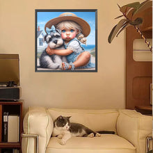 Load image into Gallery viewer, Diamond Painting - Full Square - Cute Girl (30*30CM)