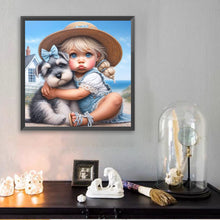 Load image into Gallery viewer, Diamond Painting - Full Square - Cute Girl (30*30CM)