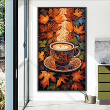 Load image into Gallery viewer, Diamond Painting - Full Square - Autumn Maple Leaf Coffee (40*70CM)