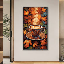 Load image into Gallery viewer, Diamond Painting - Full Square - Autumn Maple Leaf Coffee (40*70CM)
