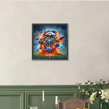 Load image into Gallery viewer, Diamond Painting - Full Round - Denver Broncos Clock (40*40CM)