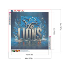 Load image into Gallery viewer, Diamond Painting - Full Round - Detroit Lions Flag (40*40CM)
