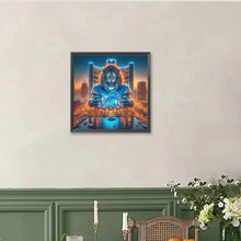 Load image into Gallery viewer, Diamond Painting - Full Round - Detroit Lions Lion (40*40CM)
