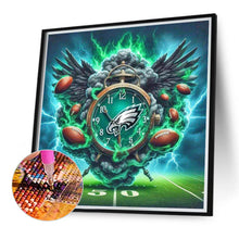 Load image into Gallery viewer, Diamond Painting - Full Round - Philadelphia Eagles Clock (40*40CM)