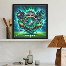 Load image into Gallery viewer, Diamond Painting - Full Round - Philadelphia Eagles Clock (40*40CM)