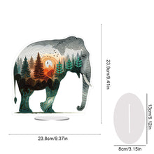 Load image into Gallery viewer, Acrylic Special Shape Elephant Rhinestones Desktop Ornaments Bedroom Table Decor