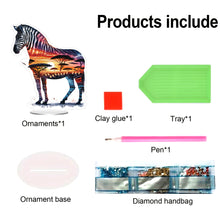 Load image into Gallery viewer, Acrylic Special Shape Elephant Rhinestones Desktop Ornaments Bedroom Table Decor