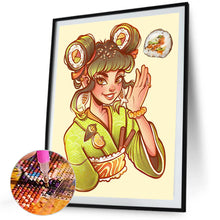 Load image into Gallery viewer, Diamond Painting - Full Square - Sushi Girl (40*50CM)