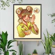 Load image into Gallery viewer, Diamond Painting - Full Square - Sushi Girl (40*50CM)