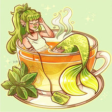 Load image into Gallery viewer, Diamond Painting - Full Square - Teacup Mermaid (40*40CM)