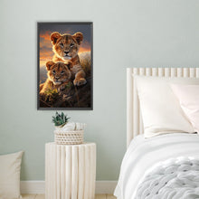 Load image into Gallery viewer, Diamond Painting - Full Round - Lion (40*65CM)