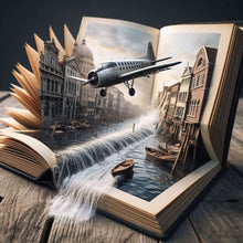 Load image into Gallery viewer, Diamond Painting - Full Round - Water City In The Book (50*50CM)