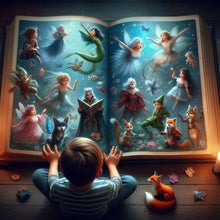 Load image into Gallery viewer, Diamond Painting - Full Round - Elf In The Book (50*50CM)