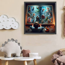 Load image into Gallery viewer, Diamond Painting - Full Round - Elf In The Book (50*50CM)