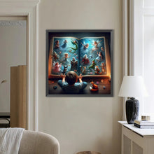 Load image into Gallery viewer, Diamond Painting - Full Round - Elf In The Book (50*50CM)