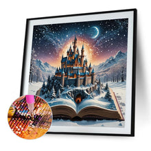 Load image into Gallery viewer, Diamond Painting - Full Round - Snow Castle In The Book (50*50CM)