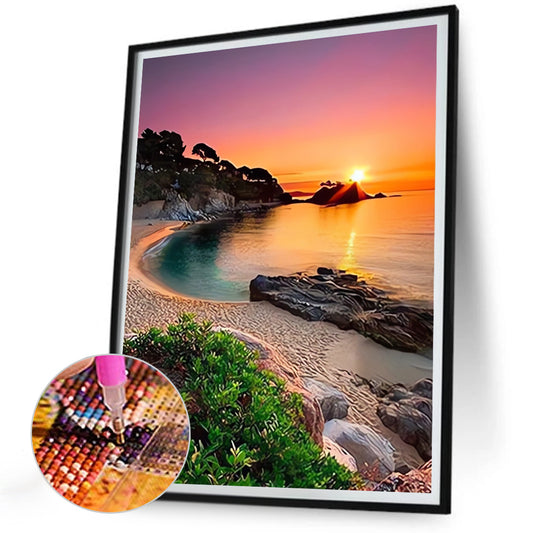 Diamond Painting - Full Round - Seaside Scenery (30*40CM)
