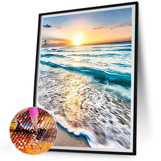 Diamond Painting - Full Round - Seaside Scenery (30*40CM)