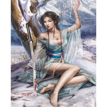 Load image into Gallery viewer, AB Diamond Painting - Full Square - Snow Woman (40*40CM)