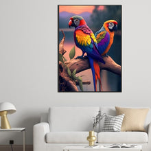 Load image into Gallery viewer, Diamond Painting - Full Square - Couple Bird (50*70CM)