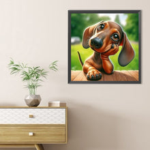 Load image into Gallery viewer, Diamond Painting - Full Round - Dachshund (40*40CM)