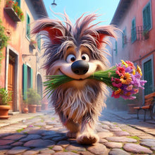 Load image into Gallery viewer, Diamond Painting - Full Round - Dog (40*40CM)