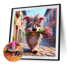 Load image into Gallery viewer, Diamond Painting - Full Round - Dog (40*40CM)