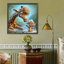 Load image into Gallery viewer, Diamond Painting - Full Round - Giraffe (40*40CM)