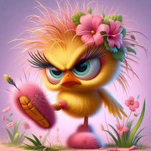 Load image into Gallery viewer, Diamond Painting - Full Round - Little Yellow Duck (40*40CM)