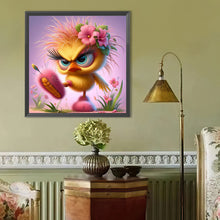 Load image into Gallery viewer, Diamond Painting - Full Round - Little Yellow Duck (40*40CM)